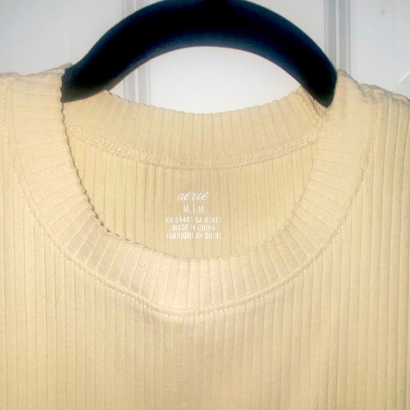 NWT Cropped Knit Cut-Off Style Tank | Aerie Size M - Picture 4 of 4